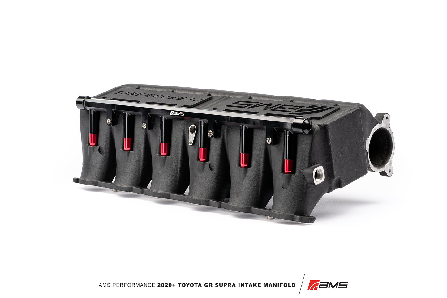 AMS Performance 2020+ Toyota GR Supra Intake Manifold for the MK5 Toyota Supra GR A90 MKV - Product Side Overview 2