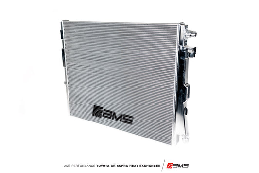 AMS Performance 2020+ Toyota GR Supra A90 Heat Exchanger for the MK5 Toyota Supra GR A90 MKV - Product Front Side View