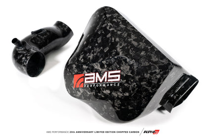 AMS Performance 2020+ Toyota Supra A90 Carbon Fiber Cold Air Intake System for the MK5 Toyota Supra GR A90 MKV - Product Overview Forged Carbon 2