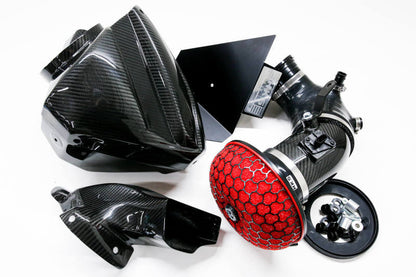 HKS 2020 Toyota Supra GR Cold Air Intake Kit for the MK5 Toyota Supra GR A90 MKV - Product Components Overview (with cover)
