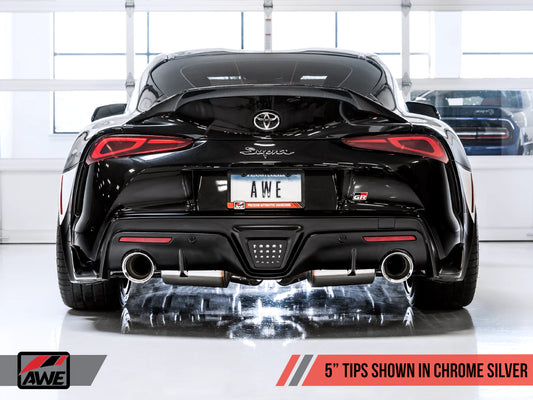 AWE Exhaust Suite for the MK5 Toyota Supra GR A90 MKV - Product Installed on Vehicle Overview