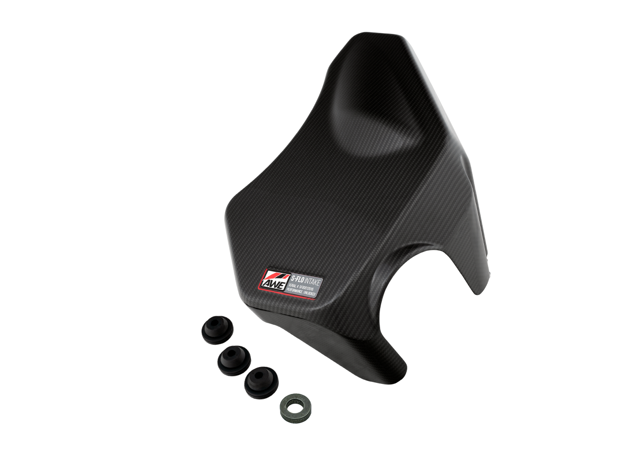AWE Tuning 2020+ Toyota GR Supra S-FLO Carbon Intake for the MK5 Toyota Supra GR A90 MKV - Intake cover components/mounting accessories