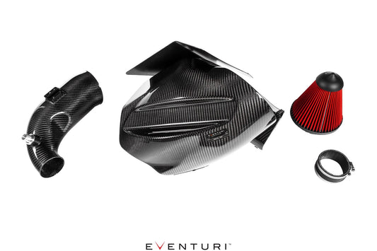 Eventuri A90 Supra Carbon Intake System for the MK5 Toyota Supra GR A90 MKV - Product Overview All Components